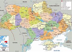 Image result for Map of Ukraine Cities in English