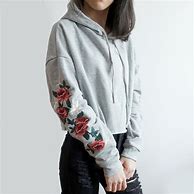 Image result for Floral Embroidered Hoodie