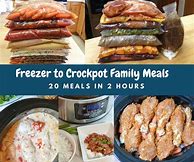 Image result for Crock Pot Freezer Meals