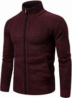 Image result for Men's Fleece Cardigan Sweaters