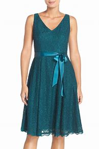 Image result for Long Petite Dresses Fit and Flare
