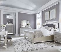 Image result for Silver Bedroom Set with LED Lights