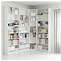 Image result for Corner Bookcase with Glass Doors