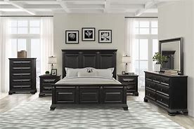 Image result for Mirrored Bedroom Furniture Sets Black
