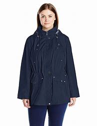Image result for Women's Plus All-Weather Anorak Walking Coat, Rich Indigo Blue 3XL