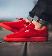 Image result for Red Puma Suede Shoes