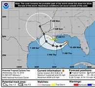 Image result for Tropical Storm Barry Path