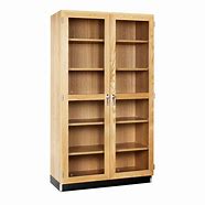 Image result for Tall Storage Cabinets with Doors and Shelves
