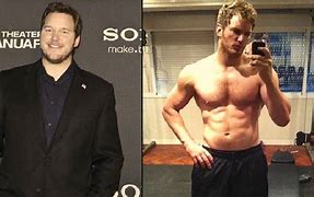 Image result for Chris Pratt Before and After Workout