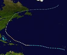 Image result for Hurricane Gloria Path