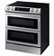 Image result for Samsung 6.3 Cu Ft. Smart Slide-In Electric Range With Convection In Silver(NE63T8311SS/AA)