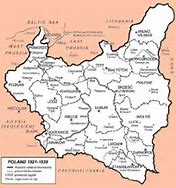Image result for Map of Poland during World War 2