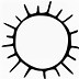 Image result for Sun Clip Art Black and White SVG