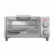 Image result for Black & Decker Crisp 'N Bake Air Fry 4-Slice Toaster Oven, Silver