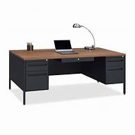 Image result for Double Pedestal Steel Desk