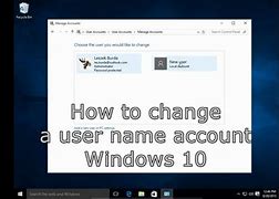 Image result for Change User Name Windows 10 Local. Account