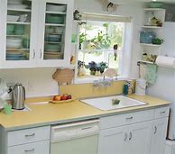 Image result for Yellow Vintage Kitchen