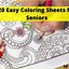 Image result for Simple Colouring Pages for Seniors