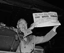 Image result for Thomas Dewey Defeats Truman