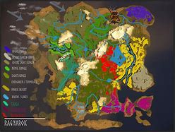Image result for Ark Ragnarok Dino Spawn Map