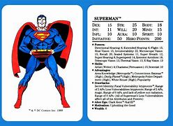 Image result for Character Cards DC Heroes RPG