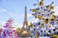 Image result for Paris Eiffel Tower at Christmas