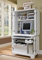 Image result for Computer Armoires for Small Spaces