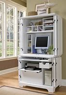 Image result for Small-Office Armoire with Desk
