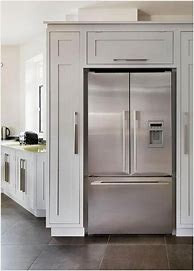 Image result for Enclosed Refrigerator Cabinet