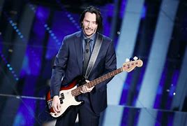 Image result for Keanu Reeves Playing Bass
