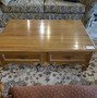 Image result for Ethan Allen Caned Coffee Table