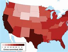 Image result for Us Crime Rate Map