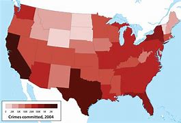 Image result for Crime Rate United States Map
