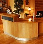 Image result for Wooden Reception Desk Modern