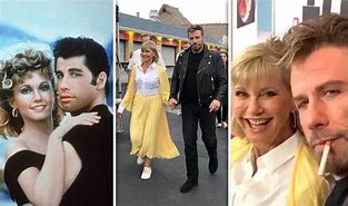 Image result for Olivia Newton John and John Travolta Reunited