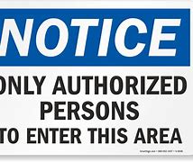 Image result for Notice Sign