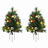 Image result for Outdoor Lit Christmas Trees
