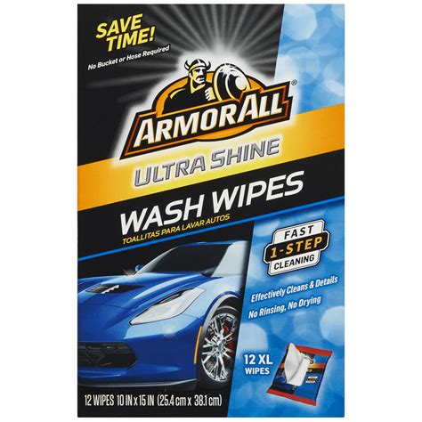 Armor All Ultra Shine Wash Wipes, 12 count, Car Wash Wipes   Walmart  