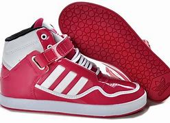 Image result for Hot Pink Adidas Shoes Leather