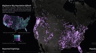Image result for Tennessee Bigfoot Sightings Map