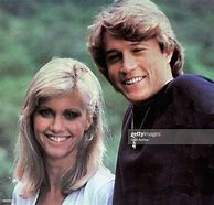 Image result for Olivia Newton-John Race and Andy Gibb