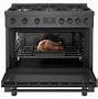 Image result for Bosch Black Stainless Steel Stove