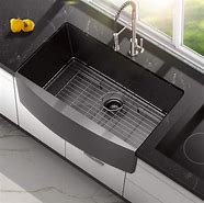 Image result for Black Farm Sinks for Kitchens