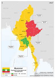 Image result for Myanmar Divisions