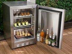 Image result for Outdoor Kitchen Refrigerator