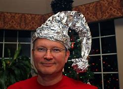 Image result for Wearing a Tin Foil Hat