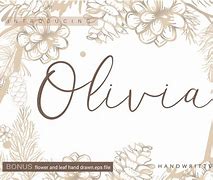 Image result for Olivia in Cool Fonts