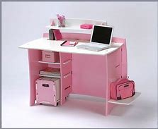 Image result for pink kids desk set