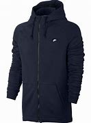 Image result for White Nike Zip Up Hoodie Black Small Logo
