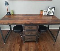 Image result for Reclaimed Wood Small Desk